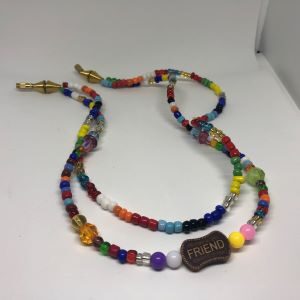 Beaded name necklace