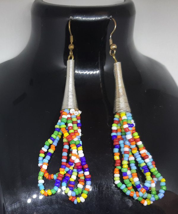 African beaded Earrings