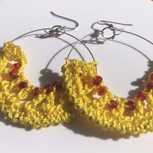 Elegant Handcrafted Beaded Drop Earrings