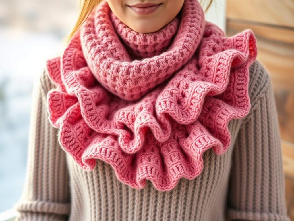 How to Crochet a Ruffle Scarf – Add a Playful Touch to Your Winter Wardrobe